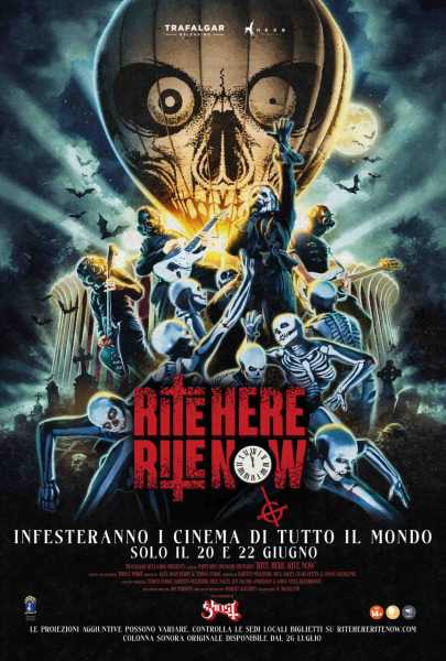 I GHOST, la band al cinema con RITE HERE RITE NOW