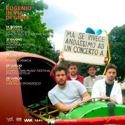 EUGENIO IN VIA DI GIOIA, ritorno ai live con 5 date
