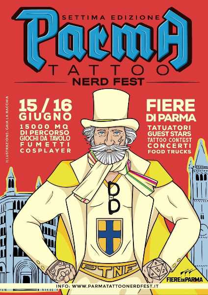 PARMA TATTOO NERD FEST 2024 - Tatuatori ed espositori a tema