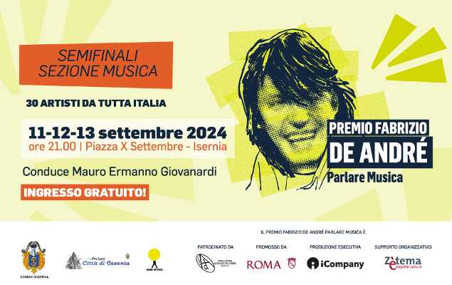 PREMIO FABRIZIO DE ANDRÉ PARLARE MUSICA, la finale