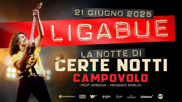 LUCIANO LIGABUE annuncia "LA NOTTE DI CERTE NOTTI"
