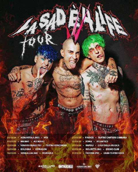 La Sad annuncia LA SAD È 4LIFE TOUR dal 21 dicembre