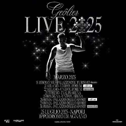 Geolier Inarrestabile: Dopo i Record, Raddoppia Milano e Triplica Roma per il "Geolier Live 2025"!