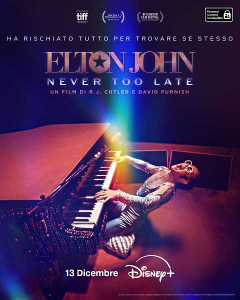 Su DISNEY+ arriva ELTON JOHN: NEVER TOO LATE