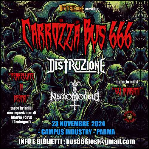 Il leggendario Bus 666 attende il Stige Festival 2024