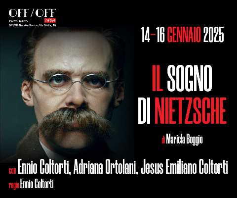 Il Sogno di Nietzsche all'OFF/OFF Theatre di Roma