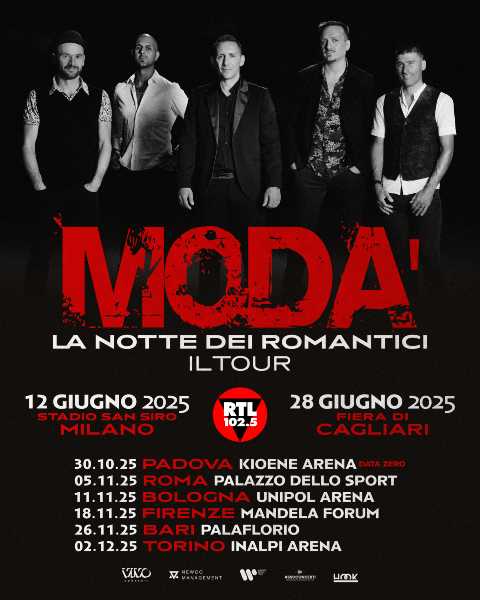 Modà: mancano 9 giorni al concerto evento di San Siro