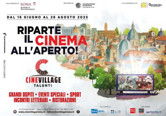 Arena CineVillage Talenti: il nuovo cinema all'aperto inaugura il 16 giugno
