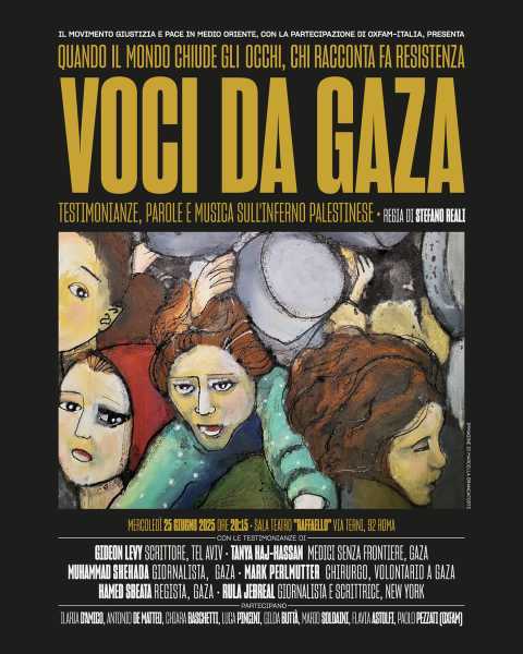 Voci da Gaza: una serata di testimonianze contro l'indifferenza