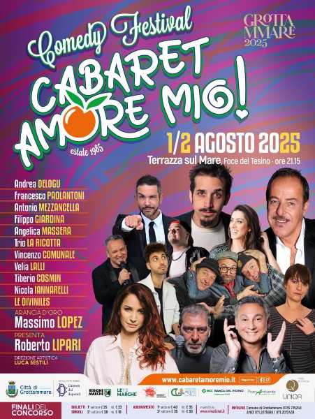 Cabaret Amore Mio compie 40 anni: torna il festival della comicità più longevo d'Italia