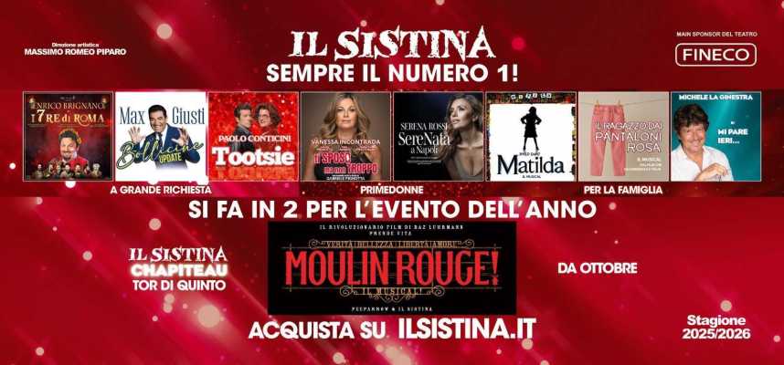Teatro Sistina: una stagione straordinaria tra novità e grandi ritorni