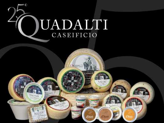 Il Caseificio Quadalti festeggia 25 anni e inaugura il nuovo laboratorio ad Arcille