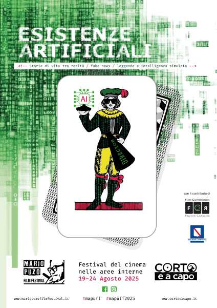 Mario Puzo Film Festival 2025: "Esistenze Artificiali" tra realtà e intelligenza simulata