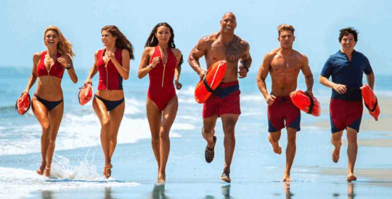 Stasera "Baywatch" su Italia 1: Dwayne Johnson e Zac Efron nella commedia estiva