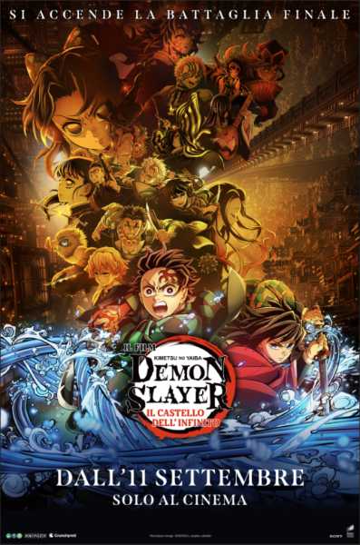 Demon Slayer: Il Castello dell'Infinito arriva al cinema l'11 settembre