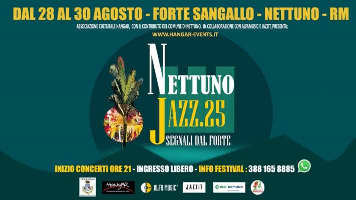 Nettuno Jazz 2025: tre giorni di musica e arte al Forte Sangallo