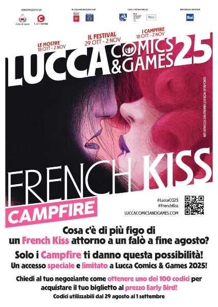 Campfire Summer Tickets 2025: ultima occasione Early Bird per Lucca Comics & Games