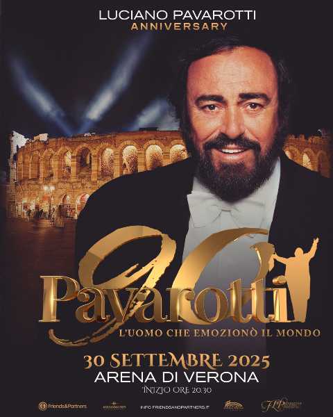 L'Arena di Verona celebra Luciano Pavarotti: concerto-evento con Bocelli, Pausini, Carreras e grandi star