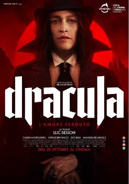 🩸 Dracula. L’amore perduto: il nuovo film di Luc Besson conquista Roma e arriva al cinema il 29 ottobre