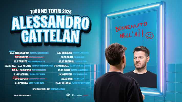 Alessandro Cattelan porta “Benvenuto nell’AI!” a Milano: show irresistibile su tecnologia e intelligenza artificiale