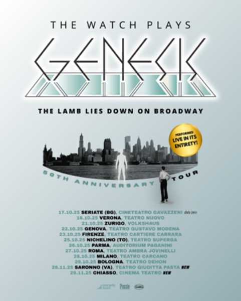 The Watch Plays Genesis: nuove date per il tour del 50° anniversario