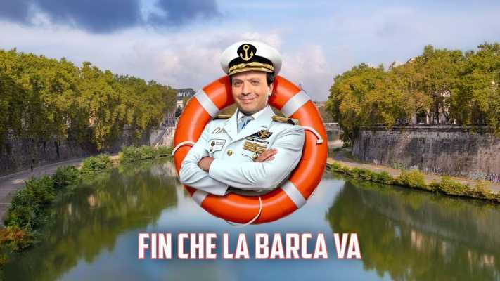 Fin che la barca va stasera su Rai 3: Chiambretti naviga sul Tevere con Bonami