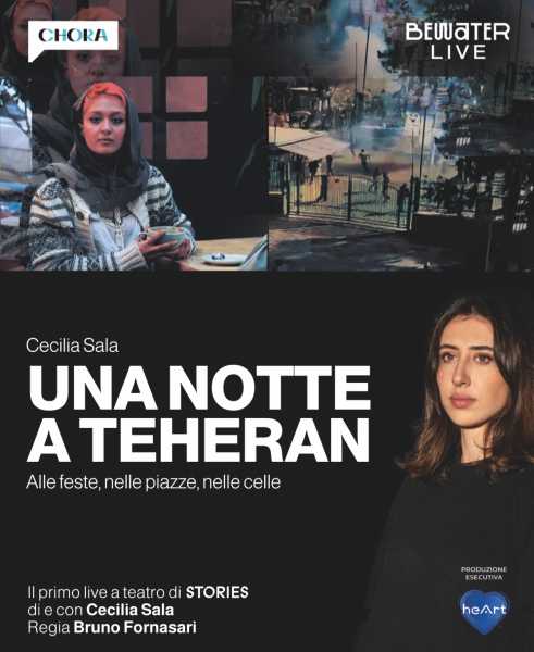 Cecilia Sala debutta con “Una notte a Teheran”: giornalismo e teatro per raccontare l’Iran contemporaneo. Date e biglietti qui.