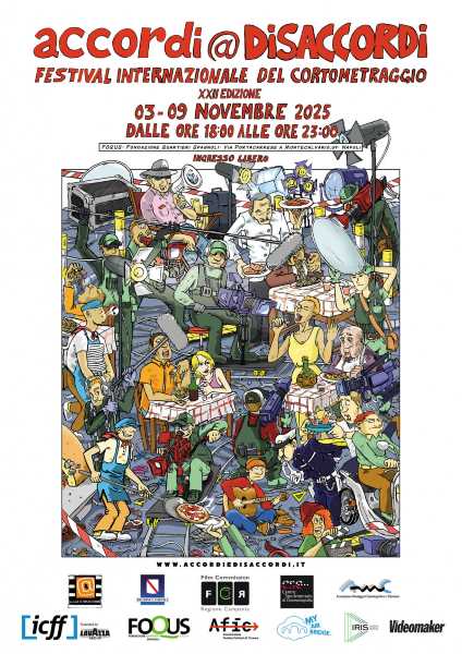 Dal 3 al 9 novembre a Napoli la 22ª edizione di accordi @ DISACCORDI con 105 corti da 22 Paesi, anteprime e incontri.