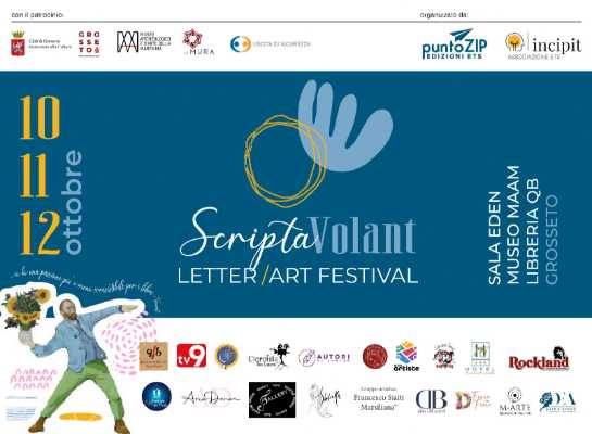 Grosseto fa volare le parole con il Festival Artistico Letterario Scripta Volant