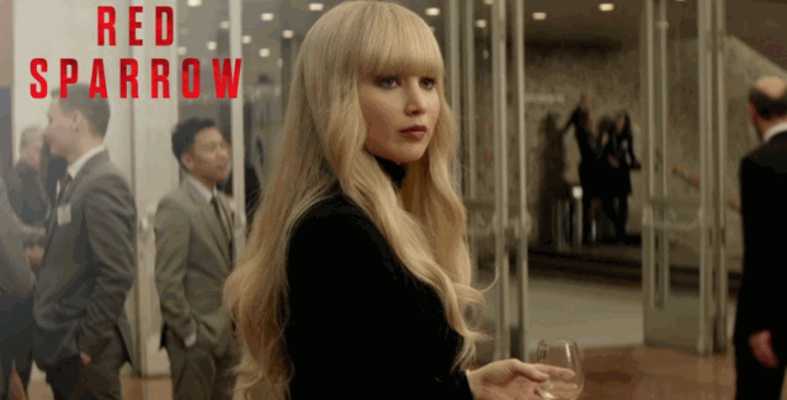 Stasera su Italia 1 “Red Sparrow”: Jennifer Lawrence è la spia russa che seduce e inganna la CIA