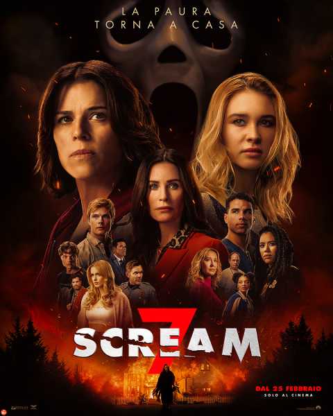 Scream 7, l’incubo ritorna: “Ciao Sidney, ti sono mancato?”. Trailer, trama e data di uscita