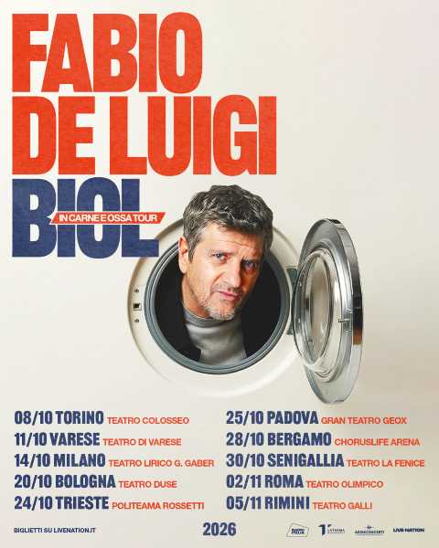 Fabio De Luigi torna a teatro dopo 25 anni: il tour che tutti aspettavano